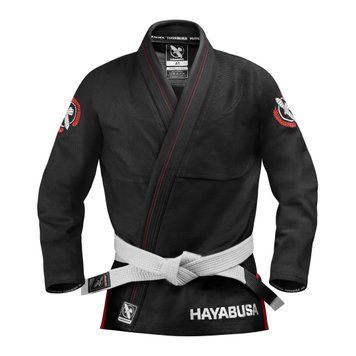 Кімоно для бразильського джиу-джитсу Hayabusa Valor Lightweight (Штани Twill) Чорне A0