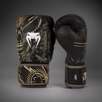 Боксерські рукавиці Venum Invader Boxing Gloves Black Sand, 10 oz