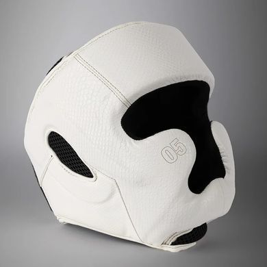 Боксерский шлем Venum Impact Evo Scales Headgear Ivory, Универсальный