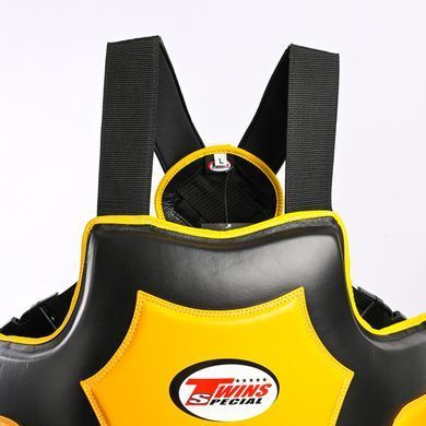 Боксерский жилет Twins Body Protector BOPL5 Black Yellow, M