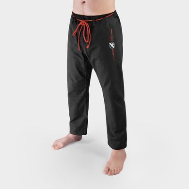 Кімоно для бразильського джиу-джитсу Hayabusa Valor Lightweight (Штани Twill) Чорне A0