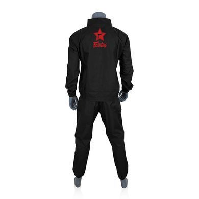 Костюм-сауна Fairtex VS3 Vinyl Sweat Suit Black Red, M