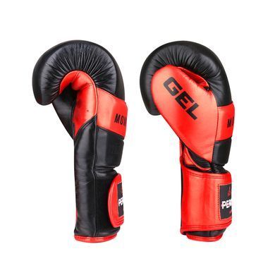 Боксерские перчатки Peresvit Momentum Boxing Gloves Black Metalic Orange, 8 oz