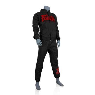 Костюм-сауна Fairtex VS3 Vinyl Sweat Suit Black Red, M