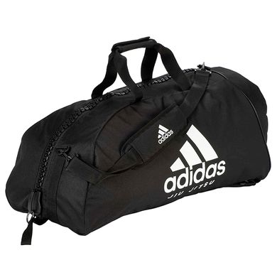 Спортивна сумка-рюкзак Adidas 2in1 Bag "Jiu-Jitsu" Nylon Чорна, L