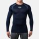 Компрессионная футболка Peresvit Air Motion Compression T-shirt Long Sleeve Navy Grey, Черный-Серый, S