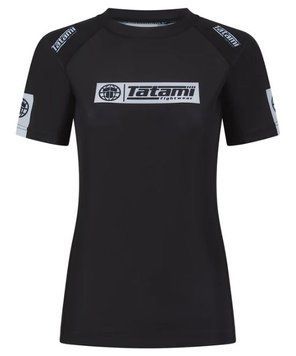 Жіночий рашгард з коротким рукавом Tatami IBJJF Rankrd Чорний XS