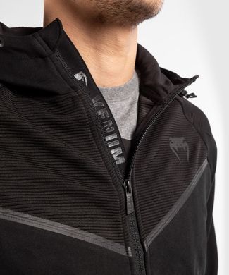 Толстовка Venum Laser Evo 3 Hoodie Black Black, Черный, XS