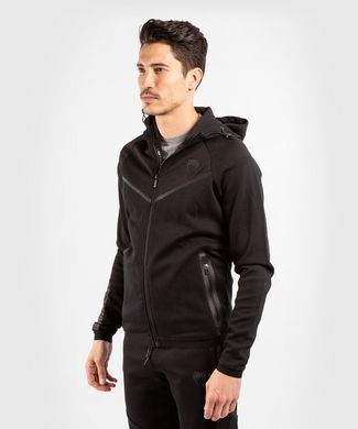 Толстовка Venum Laser Evo 3 Hoodie Black Black, Черный, XS