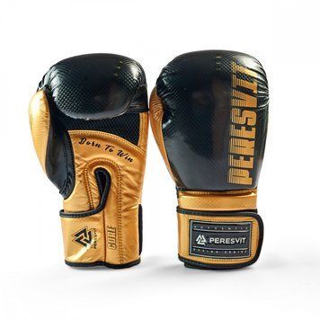 Боксерские перчатки Peresvit Core Boxing Gloves Black Gold, 8 oz