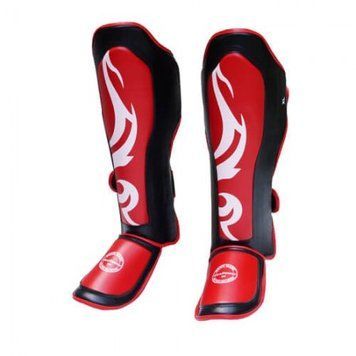 Защита ног FirePower FPSGA6 Черная с красным XL
