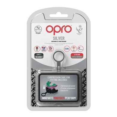 Капа OPRO Self-Fit GEN5 Silver Pink Green, Розовый