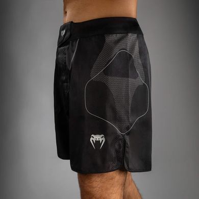 Шорти для ММА Venum Nexus Fight Shorts Black Silver, Чорний, S