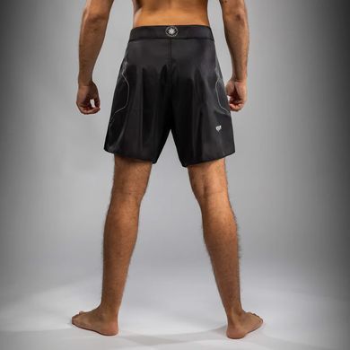 Шорти для ММА Venum Nexus Fight Shorts Black Silver, Чорний, S