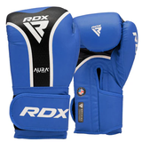 Боксерские перчатки RDX Boxing Gloves Aura Plus T-17 Blue\Black, 12 oz