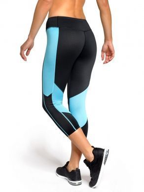 Жіночі компресійні капрі Peresvit Air Motion Ladies Capri Black Aqua, Чорний, XS