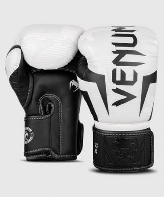 Боксерские перчатки Venum Elite White Camo, 8 oz