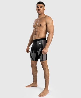 Компрессионные шорты Venum Attack Vale Tudo Shorts Black, Черный-Серый, S