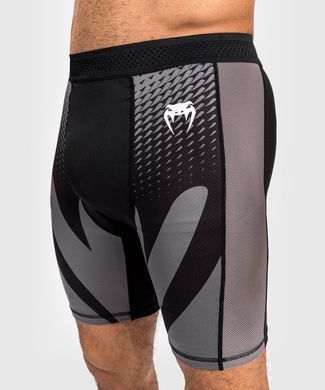 Компрессионные шорты Venum Attack Vale Tudo Shorts Black, Черный-Серый, S