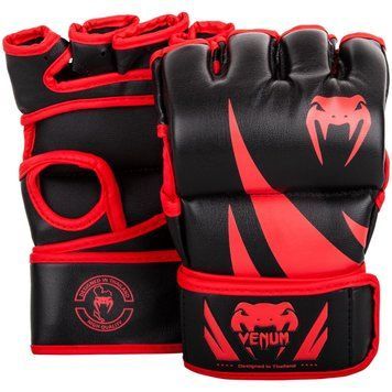Перчатки MMA Venum Challenger MMA Gloves Without Thumb Black Red, S