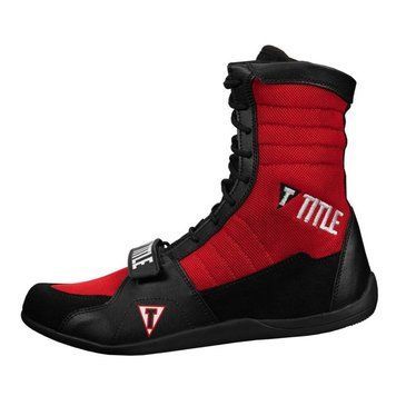 Боксерки Title Ring Freak Boxing Shoes Black Red, 40