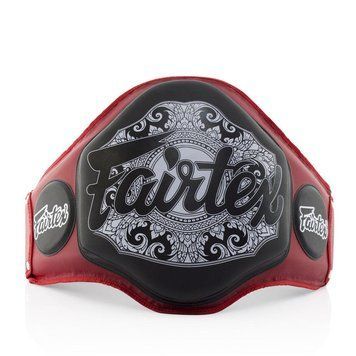 Защитный жилет Fairtex BPV3 Microfiber Belly Pad Red Black, Универсальный