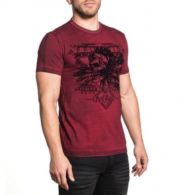 Футболка Affliction AC Mohawk T-Shirt Red, S
