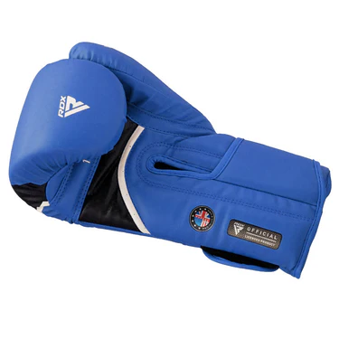 Боксерские перчатки RDX Boxing Gloves Aura Plus T-17 Blue\Black, 12 oz