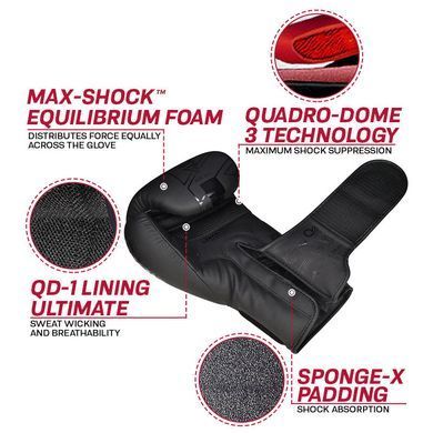 Детские боксерские перчатки RDX F6 Kara Black, 6 oz