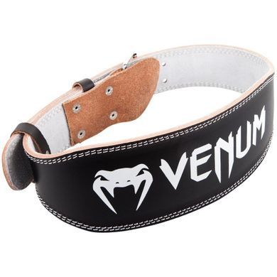 Атлетический пояс Venum Hyperlift Leather Weightifting Belt Black, S/M