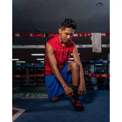 Боксерки Title Ring Freak Boxing Shoes Black Red, 40