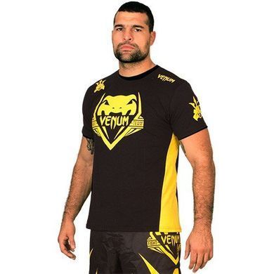 Футболка Venum Shogun Team Shockwave Black - Yellow, S