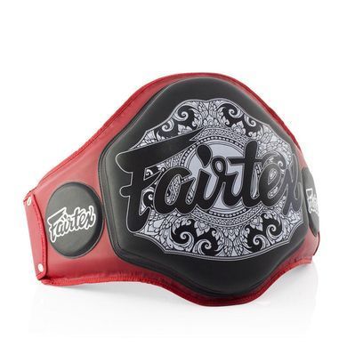 Защитный жилет Fairtex BPV3 Microfiber Belly Pad Red Black, Универсальный