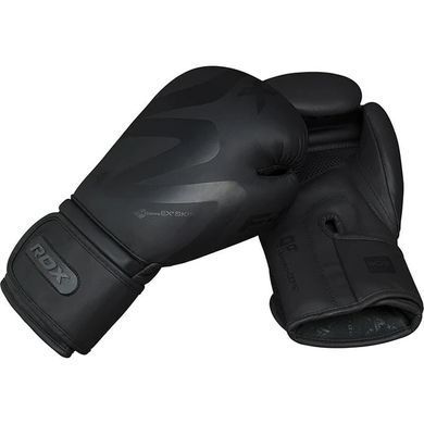 Боксерские перчатки RDX F15 Noir Boxing Gloves Black, 16 oz