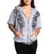 Жіноча кофта Affliction Coleford Ranch AW24280 Dapple Grey Lava Wash, Cірий, XS
