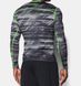 Компресійна футболка Under Armour ColdGear&reg; Armour Printed Compression Stealth Gray, Cірий, S