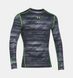 Компресійна футболка Under Armour ColdGear&reg; Armour Printed Compression Stealth Gray, Cірий, S