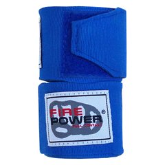Бинты боксерские эластичные FirePower FPHW3 Синие, 3м, 3м