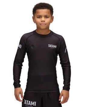 Дитячий рашгард з довгим рукавом Tatami JJ Club Чорний YS