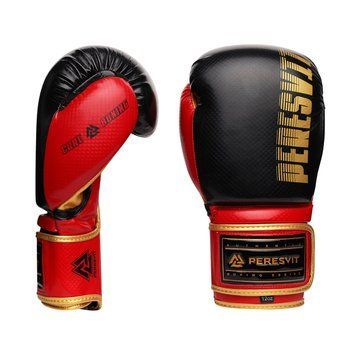 Боксерские перчатки Peresvit Core Boxing Gloves Black Red Yellow, 8 oz