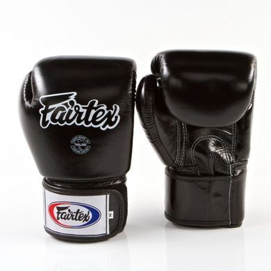 Боксерські рукавиці Fairtex BGV1 Universal Muay Thai/Boxing Gloves Black, 14 oz