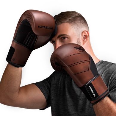 Боксерські рукавиці Hayabusa S4 Leather Boxing Gloves Brown, 12 oz