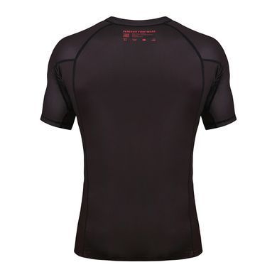 Рашгард Peresvit Core Rashguard Short Sleeve Black Red, Чорний, S