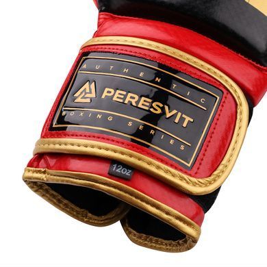 Боксерские перчатки Peresvit Core Boxing Gloves Black Red Yellow, 8 oz