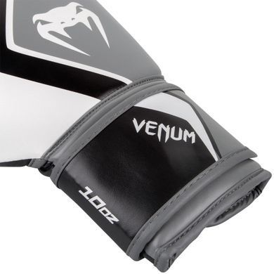 Боксерские перчатки Venum Contender 2.0 Boxing Gloves White Grey, 14 oz