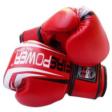 Боксерские перчатки Firepower FPBGA12 Красные, 14oz, 14oz