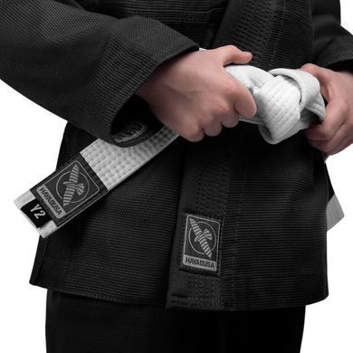 Дитяче кімоно для бразильського джиу-джитсу Hayabusa Essential Чорне Y1