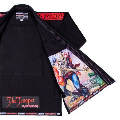Кімоно для бразильського джиу-джитсу Tatami Iron Maiden Trooper Чорне A0