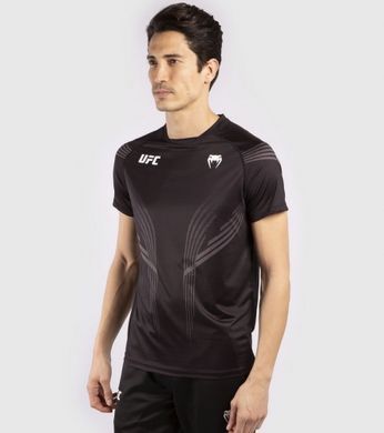 Футболка Venum UFC FightNight Pro Linе Dry Tech Black, Чорний, XS