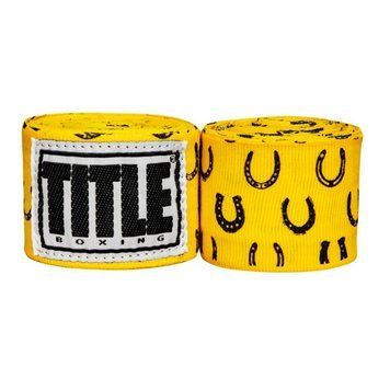 Бинты боксерские эластичные TITLE Boxing Print Mexican Stile Horseshoes 4,5м